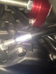 Auto part Fuel line Screw Suspension Metal
